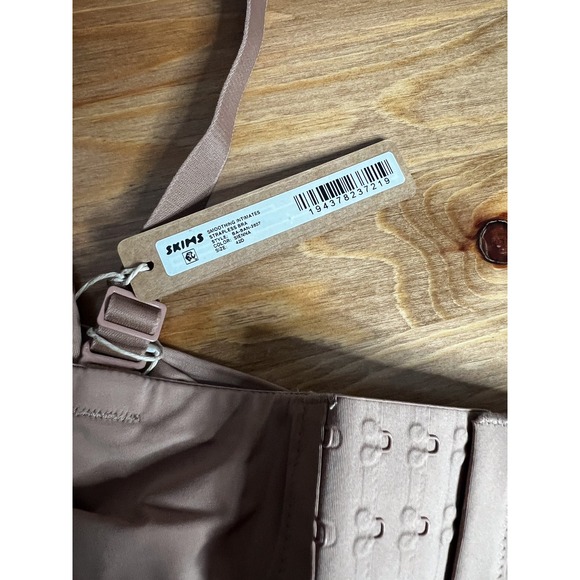 NWT SKIMS Smoothing Intimates Strapless Bra 42D in Sienna‎ - Picture 7 of 8